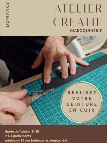 Atelier créatif maroquinerie ceinture